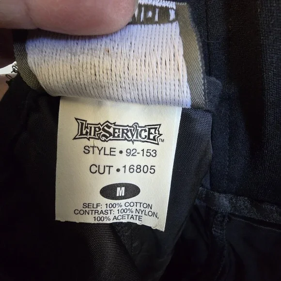 Stunning LIP SERVICE Gothic Whimsy Fairy Gown Corset Dress Black Tulle Lace M - Picture 11 of 15